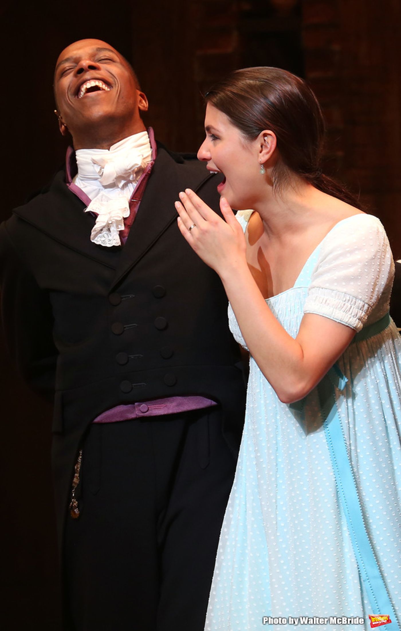 Photo Coverage: Lin-Manuel Miranda, Leslie Odom Jr. and Phillipa Soo Take Final Bows in HAMILTON!  Image