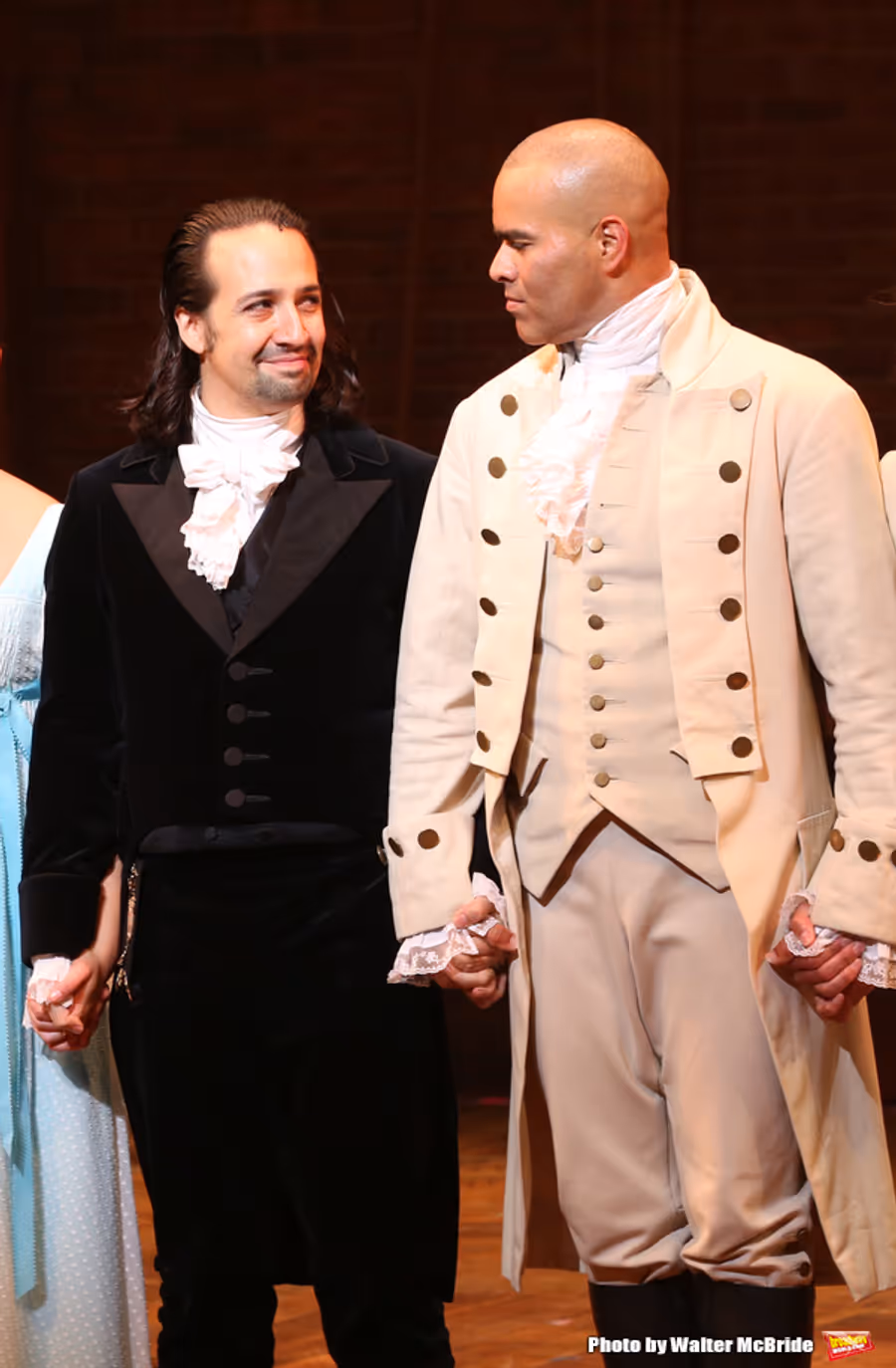 Photo Coverage: Lin-Manuel Miranda, Leslie Odom Jr. and Phillipa Soo Take Final Bows in HAMILTON! Image