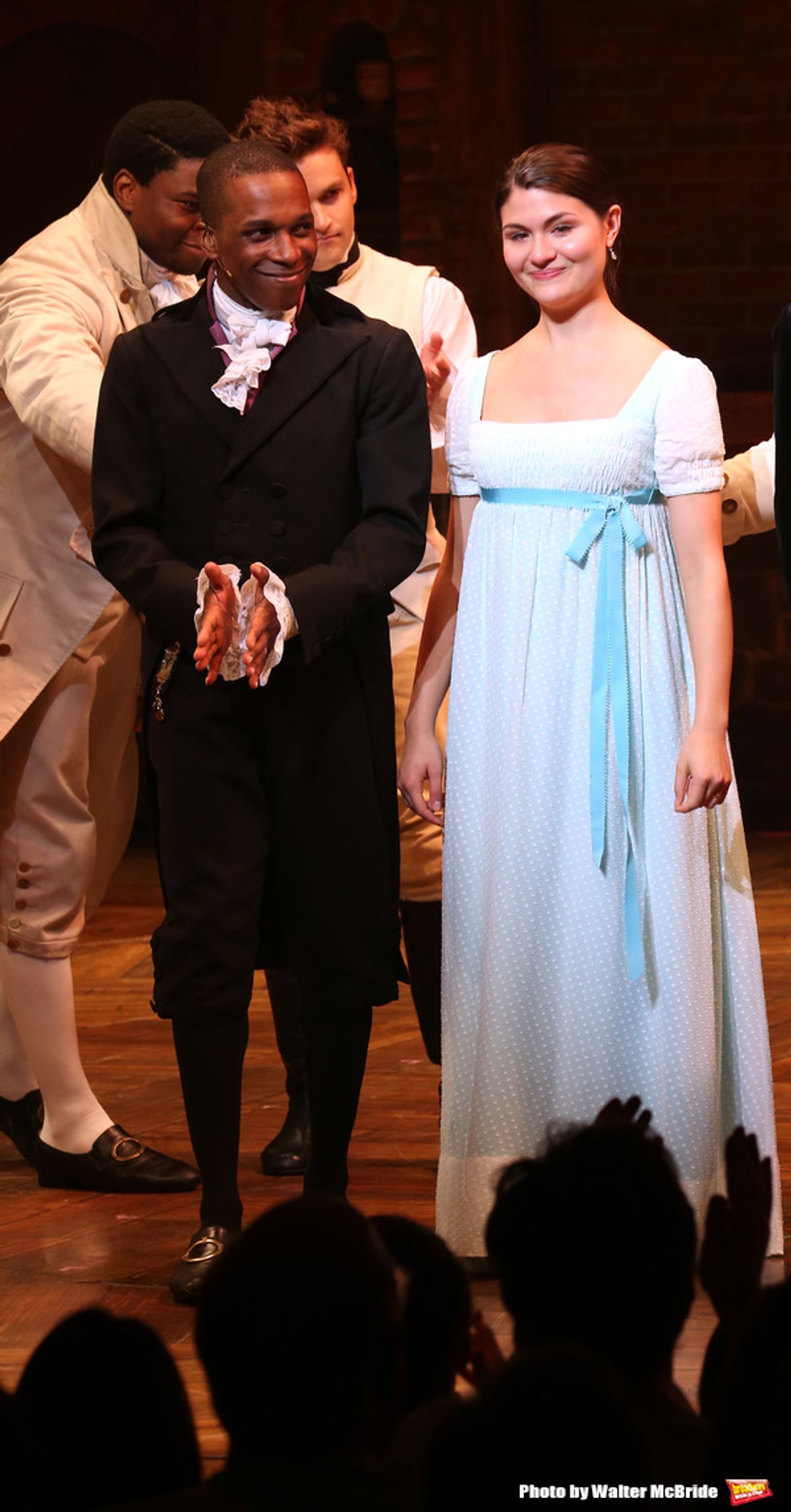 Leslie Odom Jr. and Phillipa Soo  at 