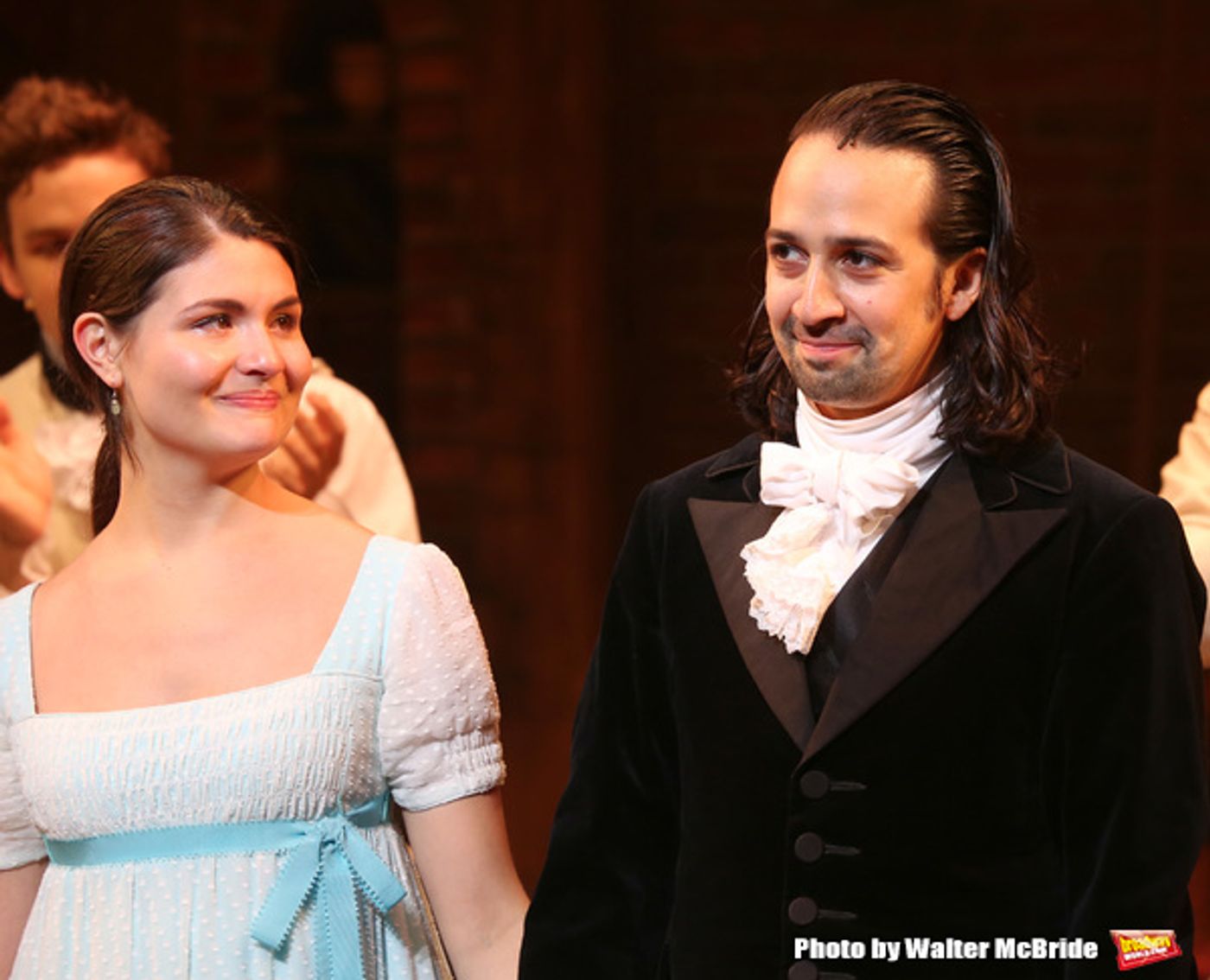 Photo Coverage: Lin-Manuel Miranda, Leslie Odom Jr. and Phillipa Soo Take Final Bows in HAMILTON!  Image