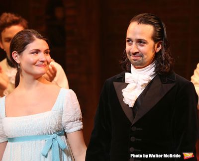 Phillipa Soo with Lin-Manuel Miranda Photo