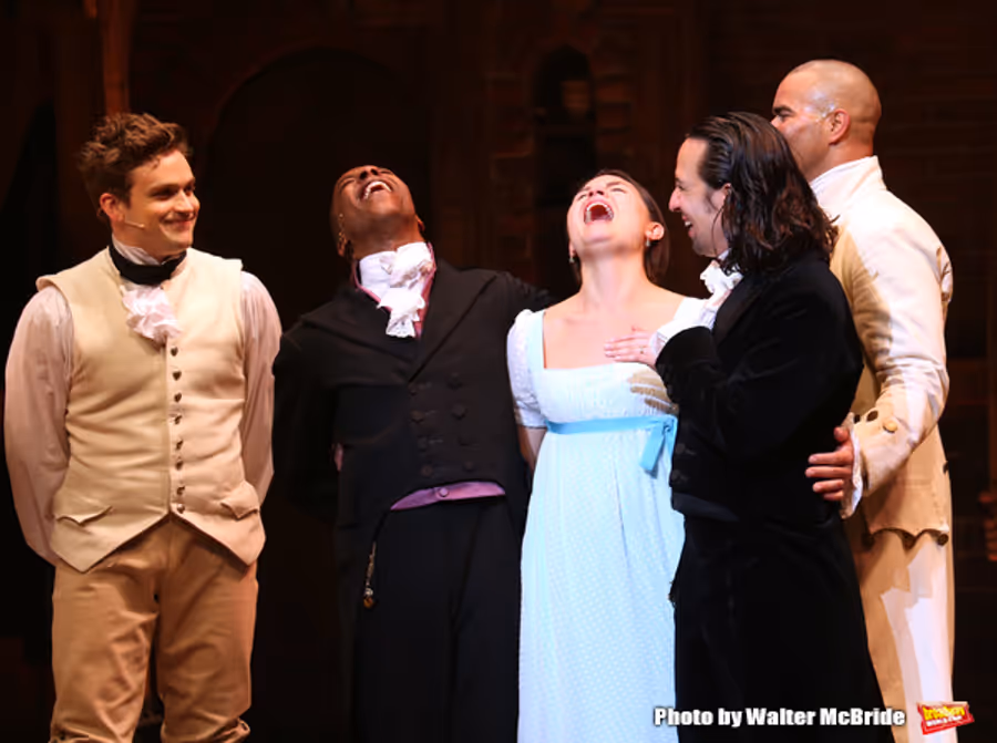 Photo Coverage: Lin-Manuel Miranda, Leslie Odom Jr. and Phillipa Soo Take Final Bows in HAMILTON! Image