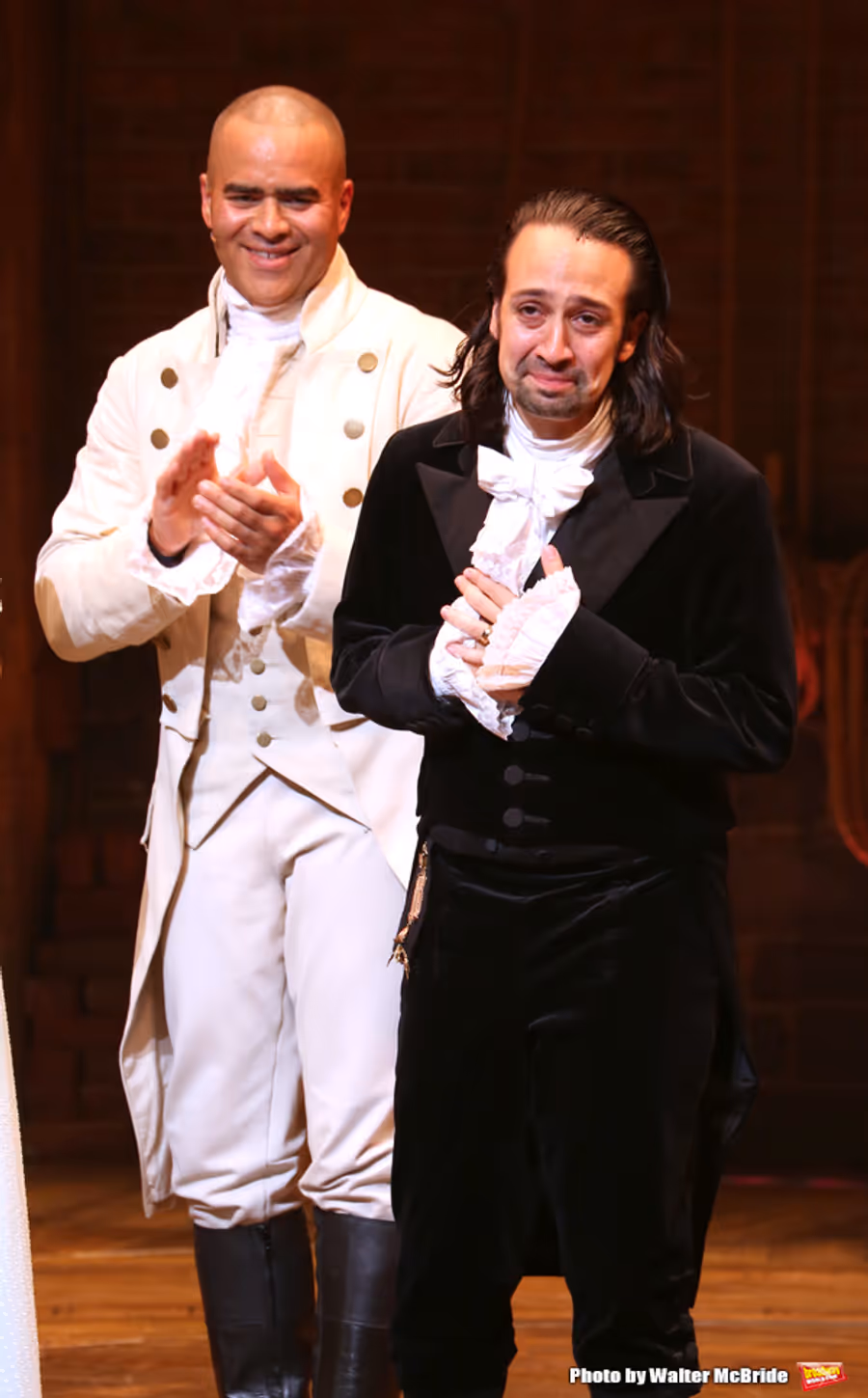 Photo Coverage: Lin-Manuel Miranda, Leslie Odom Jr. and Phillipa Soo Take Final Bows in HAMILTON! Image