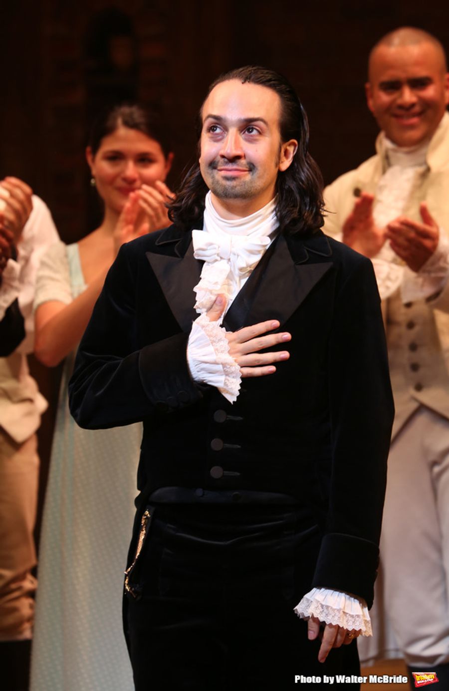 Photo Coverage: Lin-Manuel Miranda, Leslie Odom Jr. and Phillipa Soo Take Final Bows in HAMILTON! Image