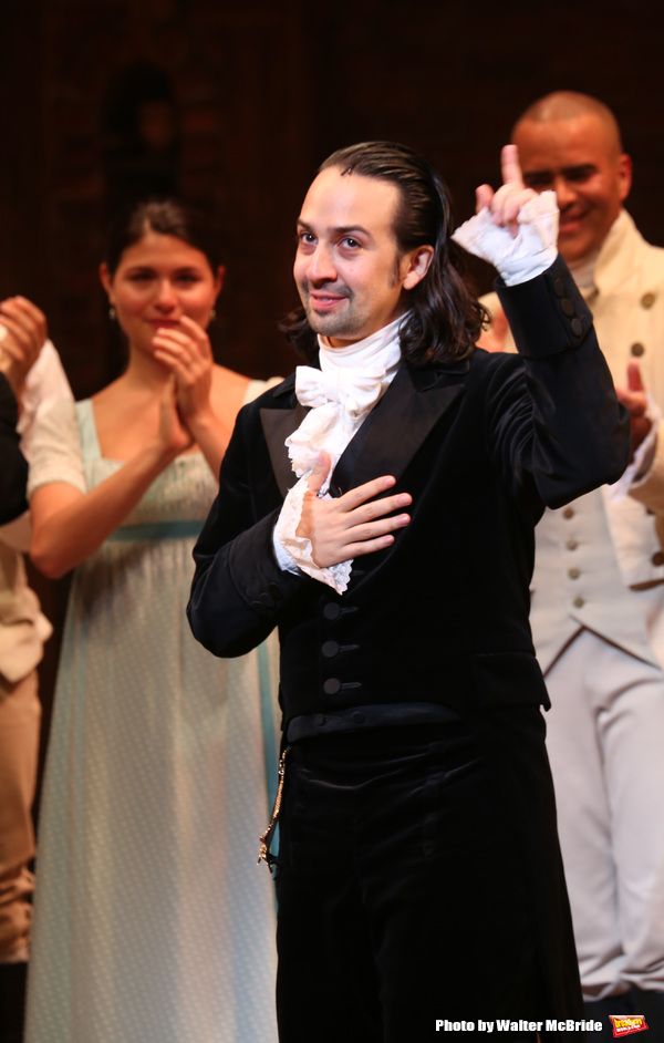 Photo Coverage: Lin-Manuel Miranda, Leslie Odom Jr. and Phillipa Soo Take Final Bows in HAMILTON! — photo 54 of 66