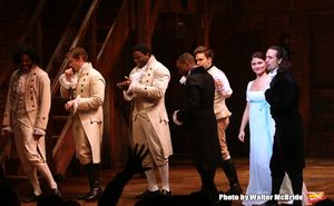 Leslie Odom Jr. and Phillipa Soo with Lin-Manuel Miranda and cast @ BroadwayWorld Leslie Odom Jr. and Phillipa Soo with Lin-Manuel Miranda and cast Photo