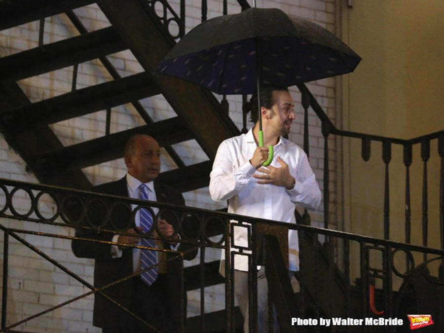 Photo Coverage: Lin-Manuel Miranda, Leslie Odom Jr. and Phillipa Soo Take Final Bows in HAMILTON! Image