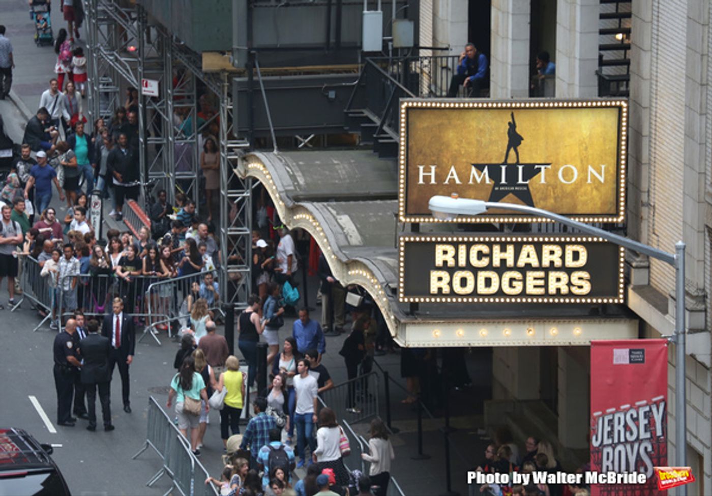 Photo Coverage: Fans Gather for Lin-Manuel Miranda's Final Performance in HAMILTON  Image