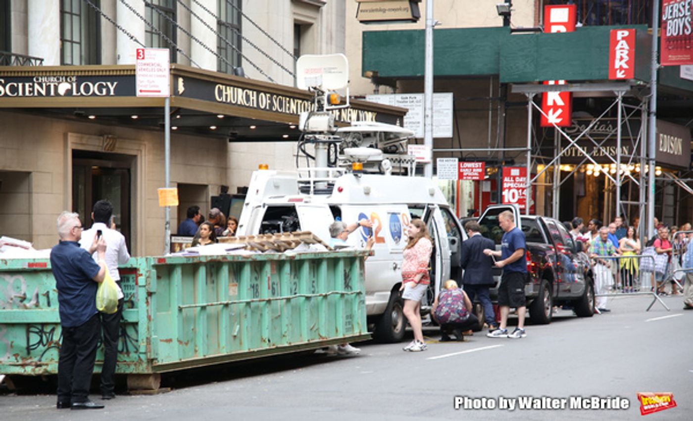 Photo Coverage: Fans Gather for Lin-Manuel Miranda's Final Performance in HAMILTON  Image
