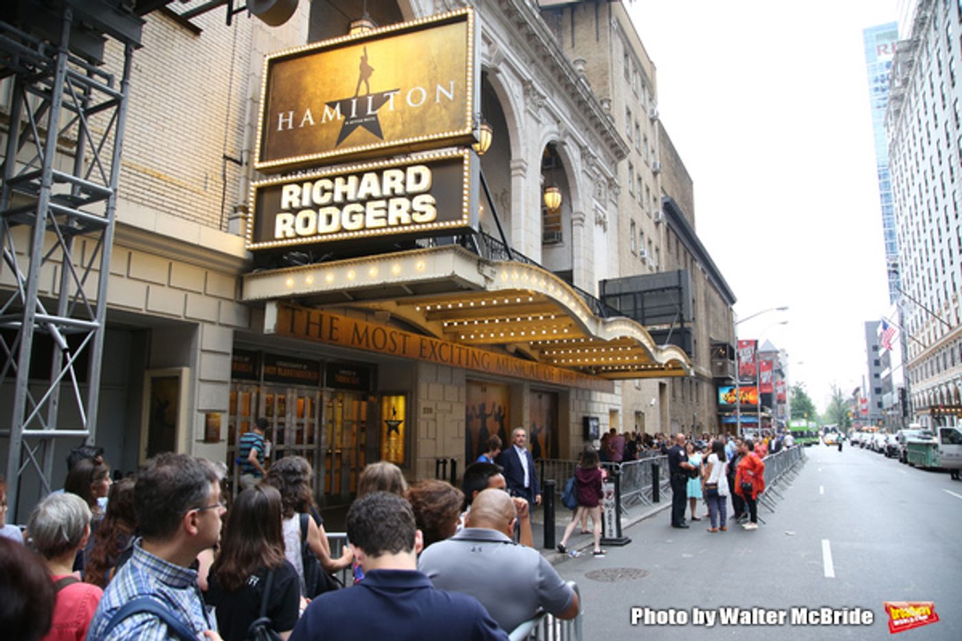 Photo Coverage: Fans Gather for Lin-Manuel Miranda's Final Performance in HAMILTON  Image