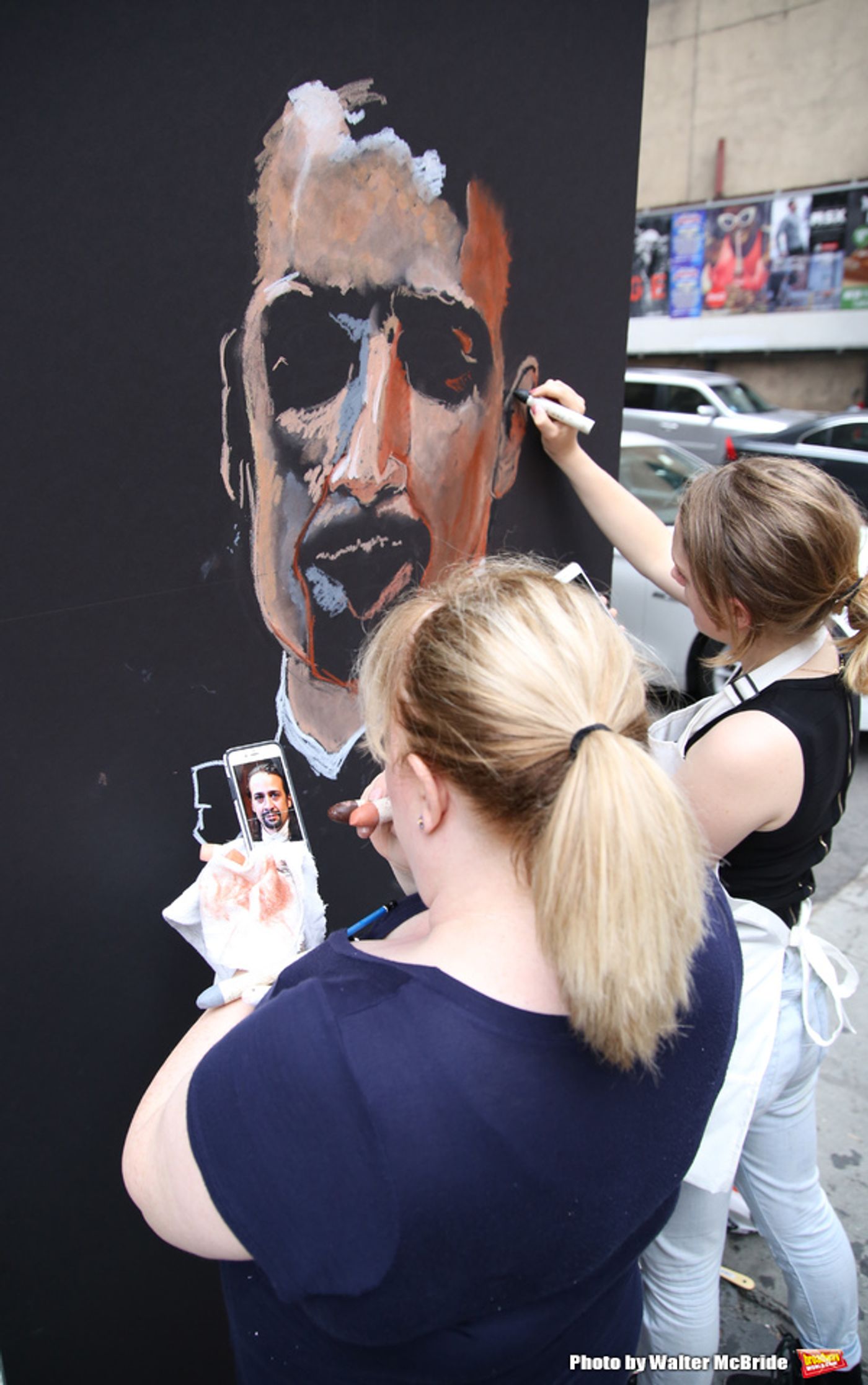 Photo Coverage: Fans Gather for Lin-Manuel Miranda's Final Performance in HAMILTON  Image