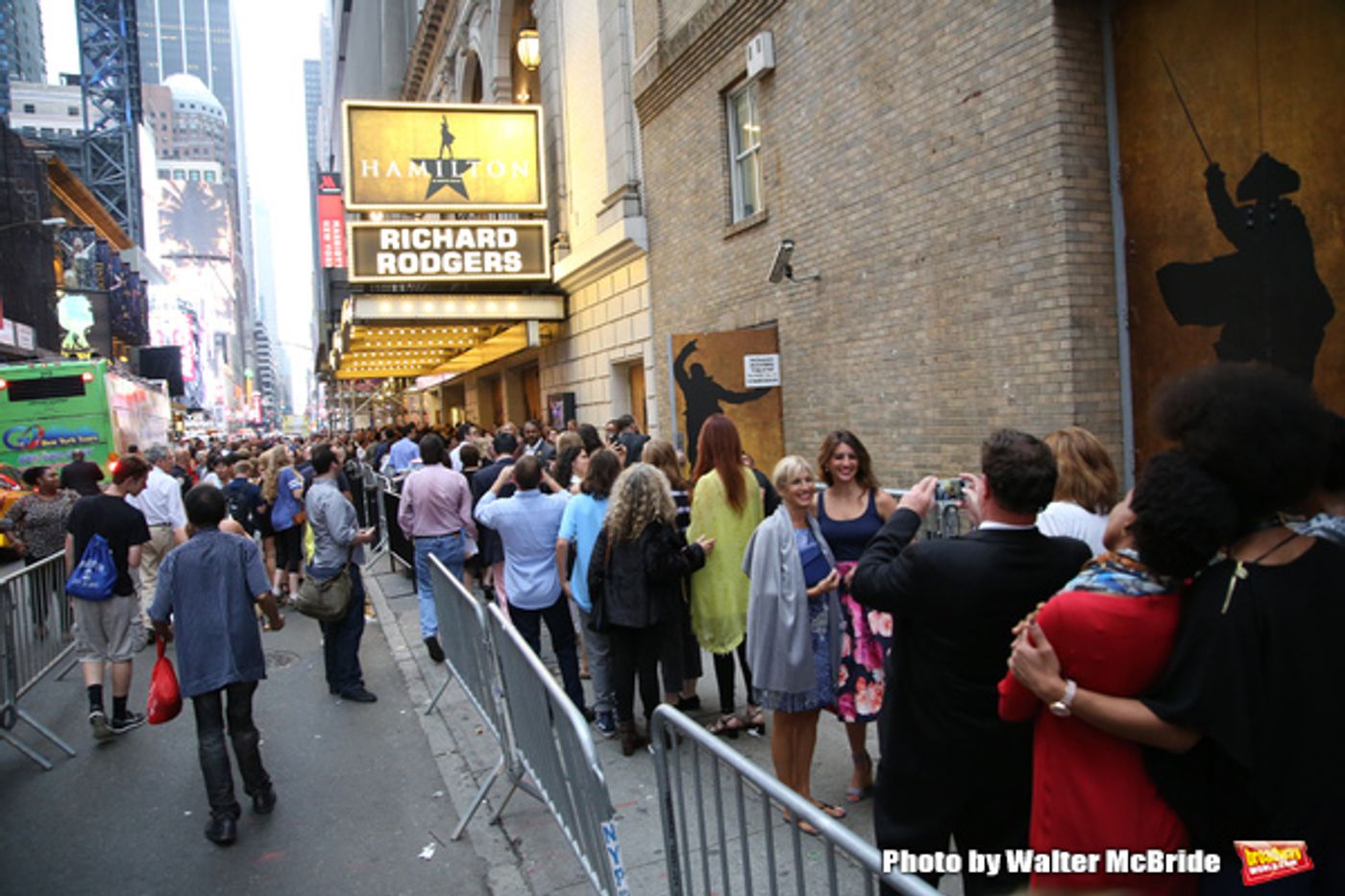 Photo Coverage: Fans Gather for Lin-Manuel Miranda's Final Performance in HAMILTON  Image