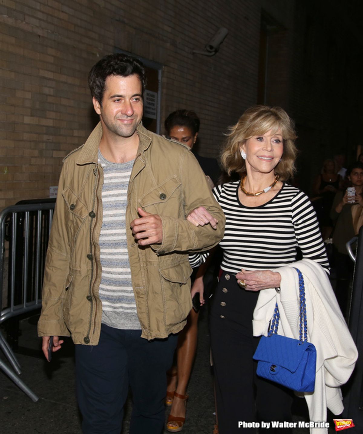 Tom Garity and Jane Fonda  at 