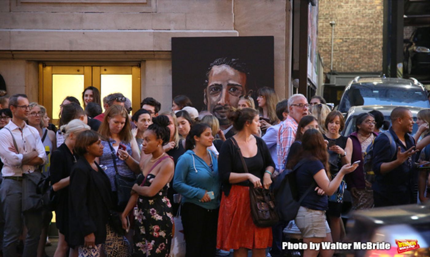 Photo Coverage: Fans Gather for Lin-Manuel Miranda's Final Performance in HAMILTON  Image