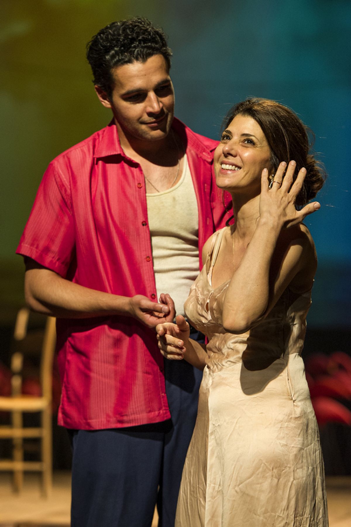 Christopher Abbott, Marisa Tomei at 