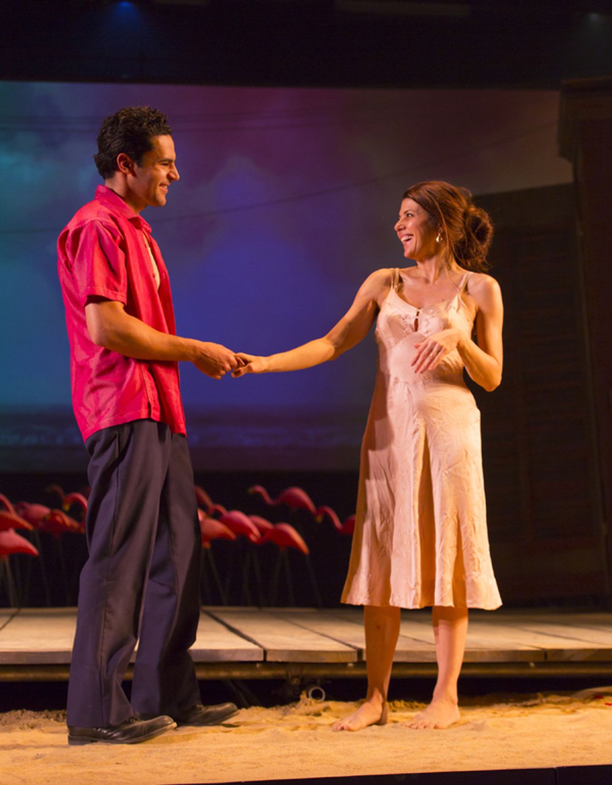 Christopher Abbott and Marisa Tomei at 