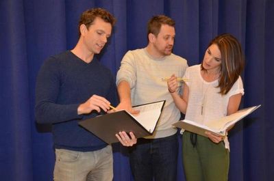 Paul Alexander Nolan, Michael Arden, and Kelli Barrett Photo