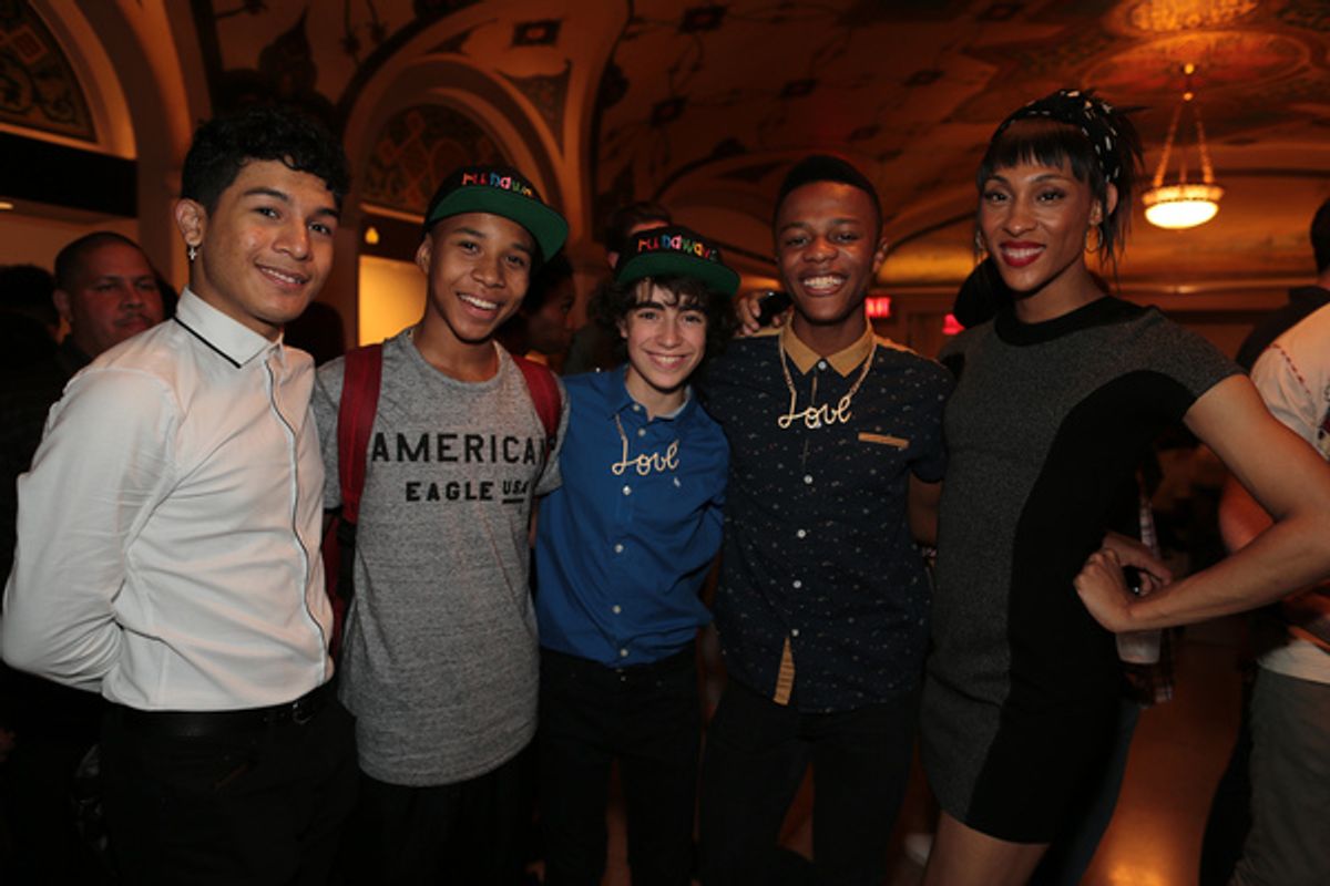 Maxwell Vice, Chris Sumpter, Aidan Gemme, Deandre Sevon, and MJ Rodriguez at 