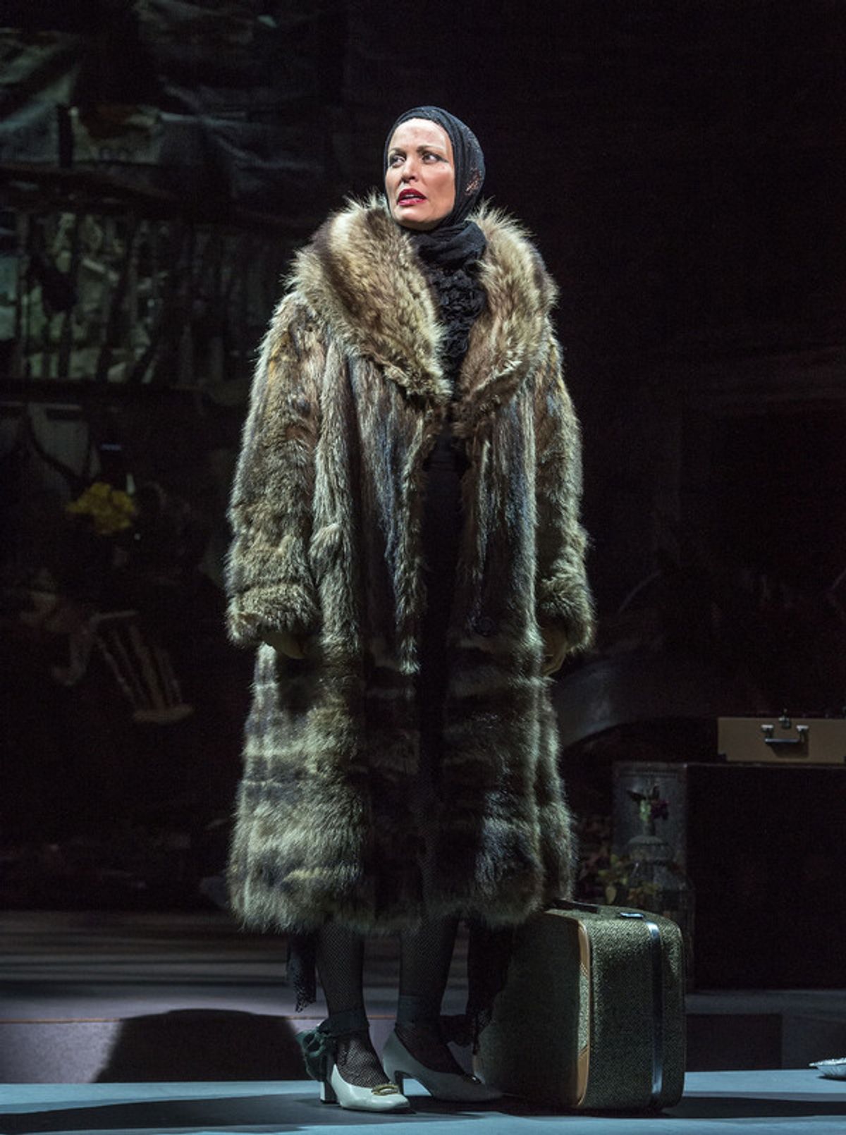 Rachel York in 'Grey Gardens' The Musical. Directed by Michael Wilson, 'Grey Gardens' plays at Center Theatre Group/Ahmanson Theatre through August 14, 2016. The book is by Doug Wright, music by Scott Frankel and lyrics by Michael Korie. 'Grey Gardens' is at 
