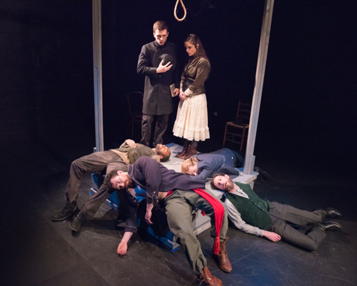 John Hardin, Cairo George, Wes Mason, Sara Fellini, Samuel Adams, Adam Belvo at 