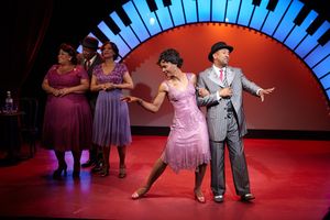 (front) Yvonne and Ron Christopher Jones; (back) Cynthia Thomas, Tony Perry and Anise Ritchie @ BroadwayWorld (front) Yvonne and Ron Christopher Jones; (back) Cynthia Thomas, Tony Perry and Anise Photo