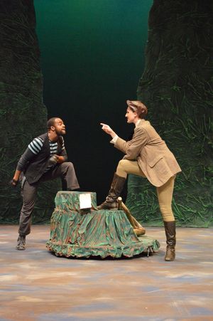 Brandon A Wright and Larissa Marten Photo