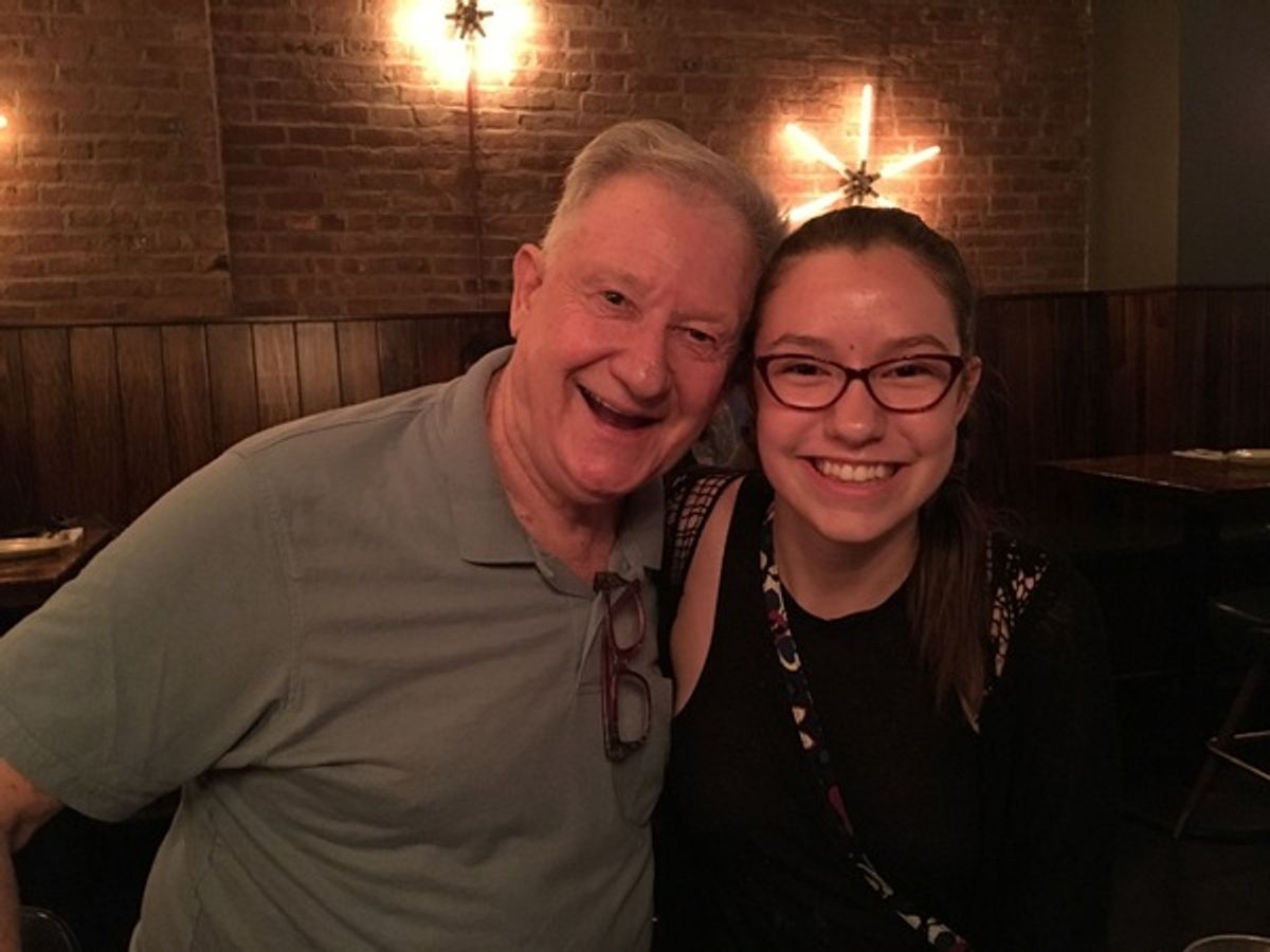 Me with Harvey Evans at 