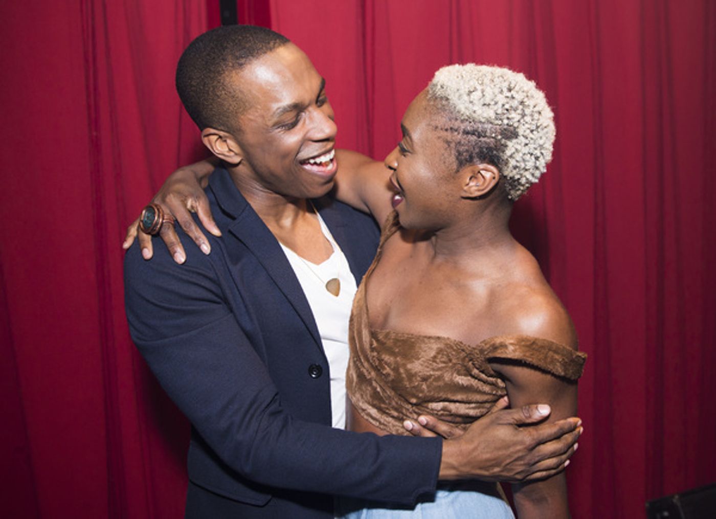 Photo Flash: Cynthia Erivo, Darren Criss and More Celebrate Release of Leslie Odom Jr's Debut Album at The McKittrick Hotel  Image