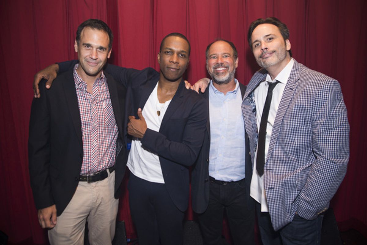 Milo Pacheco, Leslie Odom Jr, Steve Greenberg and Joseph Abate at 