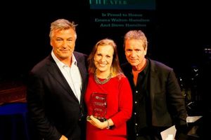 Alec Baldwin, Emma Walton-Hamilton, and Stephen Hamilton Photo