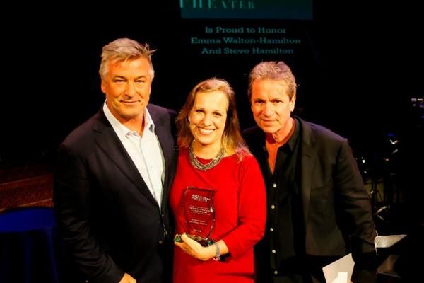 Alec Baldwin, Emma Walton-Hamilton, and Stephen Hamilton Photo