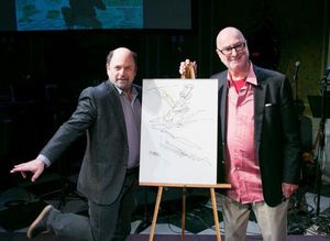 Jason Alexander and Jules Feiffer Photo