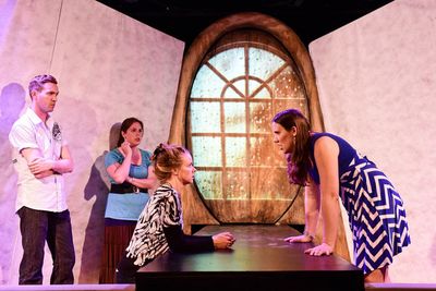 Chris Fowler, Elise Spoerlein, Annie Prichard and Alexia Jasmene Photo