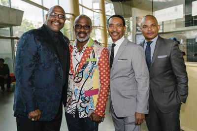 Marvin Winans, BeBe Winans and Charles Randolph-Wright and Warren Adams  Photo