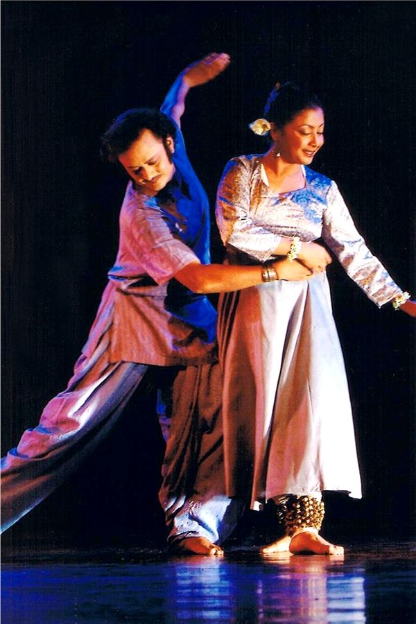 Pandit Birju Maharaj and Guru Saswati Sen  Photo