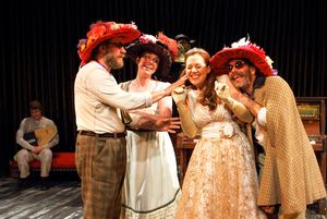 Andy Grotesleuschen, Liz Hayes, Claire Karpen and Naoh Brody Photo