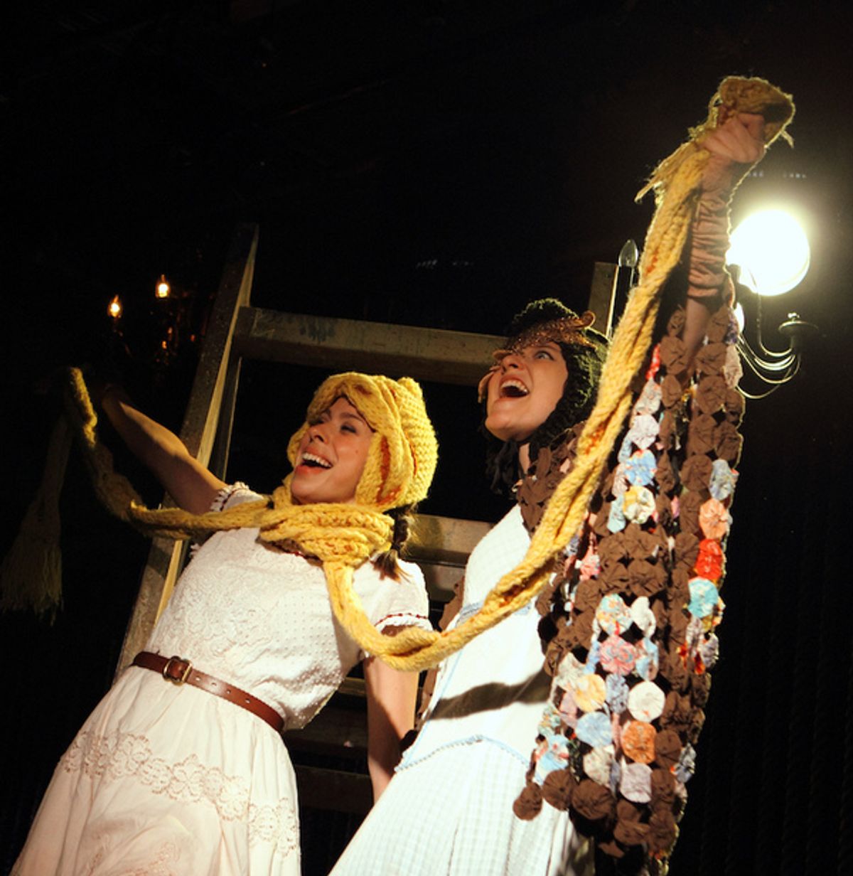 Emily Young and Vanessa Reseland at 