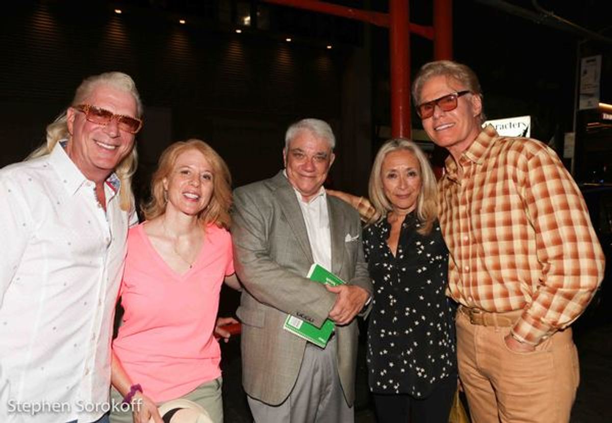 Ron Abel, Deborah Grace Winer, Rex Reed, Eda Sorokoff, Chuck Steffan at 