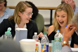 Caitlin Kinnunen and Anna Grace Barlow  Photo