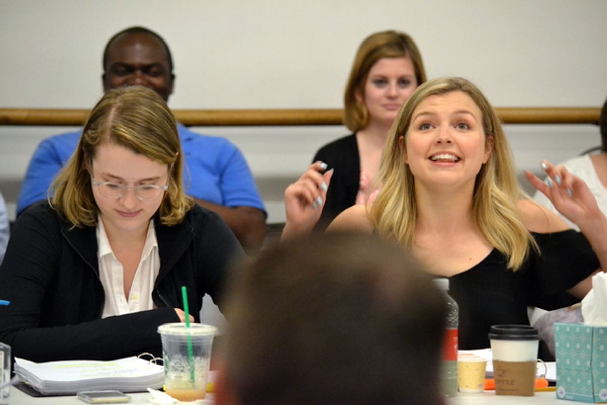 Caitlin Kinnunen and Anna Grace Barlow  at 