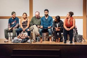 Brad Heberlee, Zoe Winters, Max Baker, Babak Tafti, Quincy Tyler Bernstine, and Marci Photo