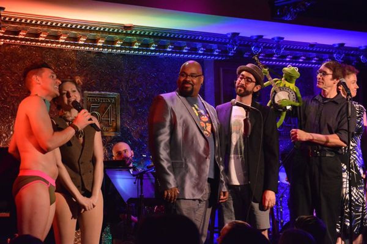 Nick Cearley & Lauren Molina, James Monroe Iglehart, Max Crumm, & Rick Lyon at 