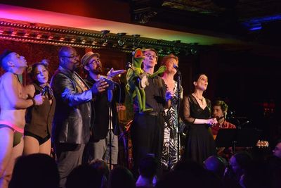 Nick Cearley & Lauren Molina, James Monroe Iglehart, Max Crumm, Rick Lyon, Jennifer B Photo