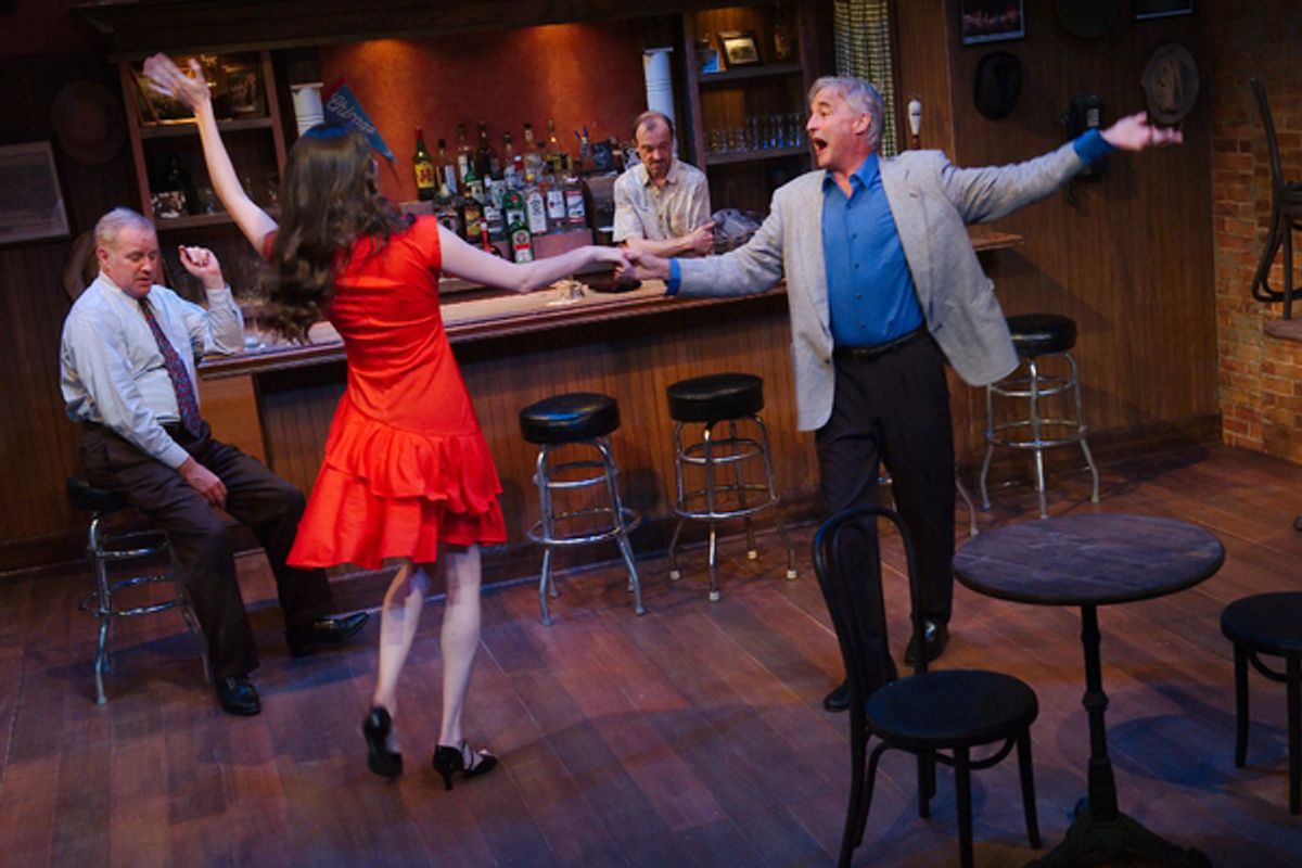 Randy Steinmeyer (Walt), Clare Cooney (Kaki), Larry Neumann, Jr. (Vince), Danny Sullivan (Philly) at 