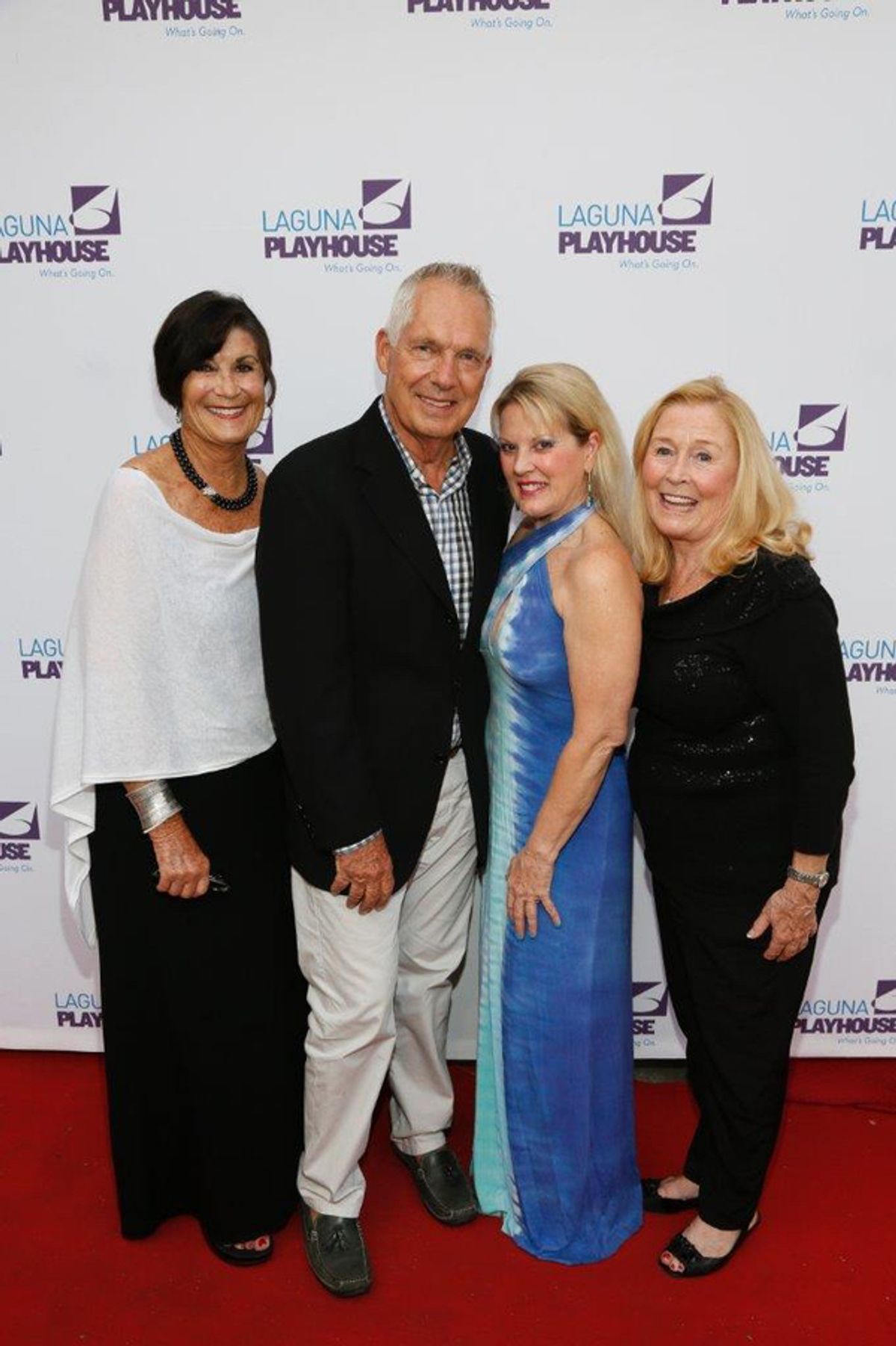 Janet Curci, Mike Nassen, Laguna Playhouse Board of Trustee Heidi Miller and Diand Mondini at 