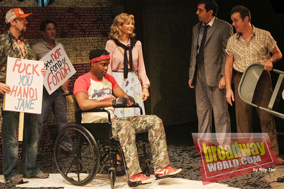 The cast of THE TRIAL OF JANE FONDA at 