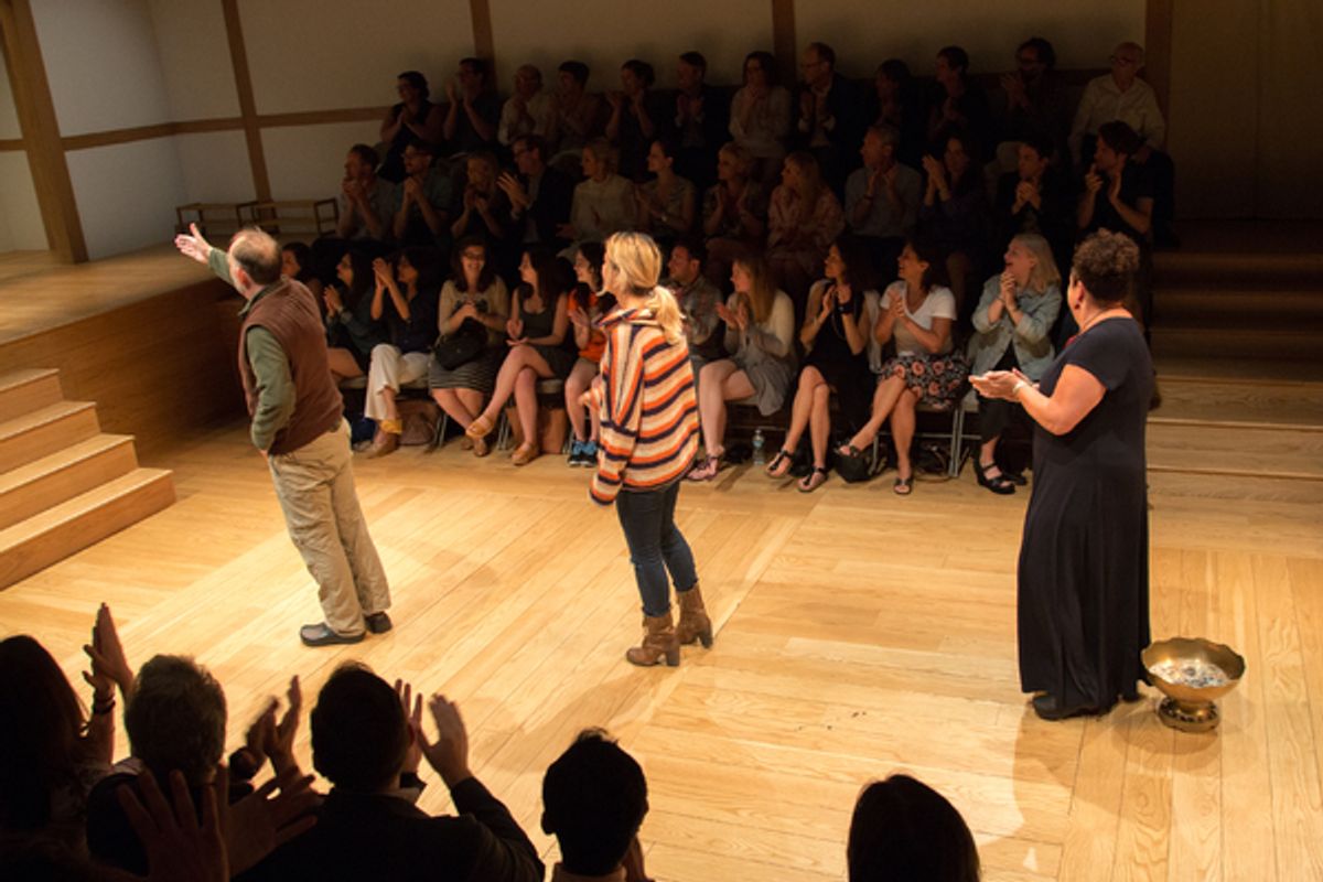 Max Baker, Zoe Winters, Marcia DeBonis at 