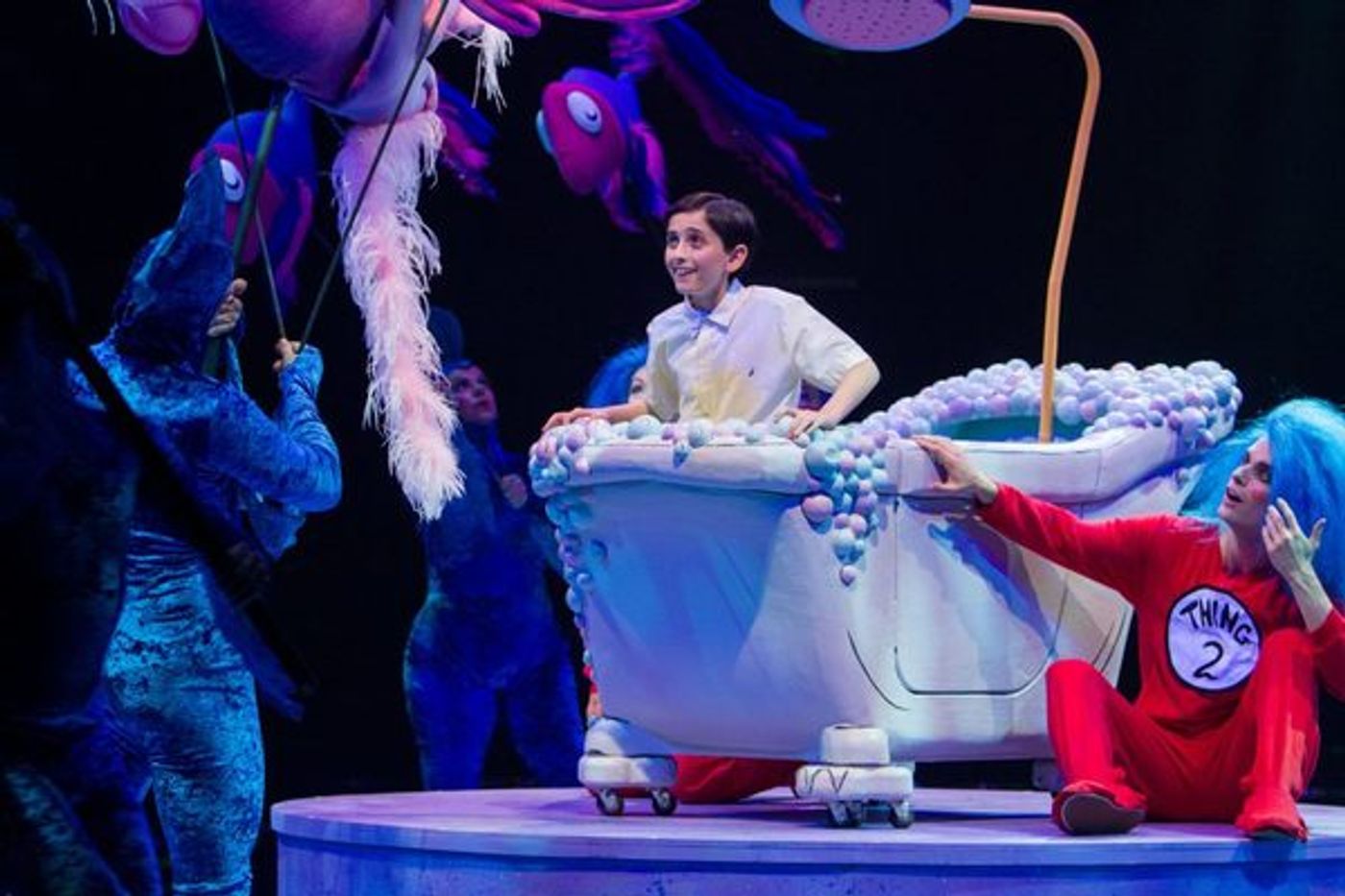 Photo Flash: First Look at Jason Graae, Sharon Wilkins, John Treacy Egan, Bets Malone and More in SEUSSICAL at Music Circus  Image
