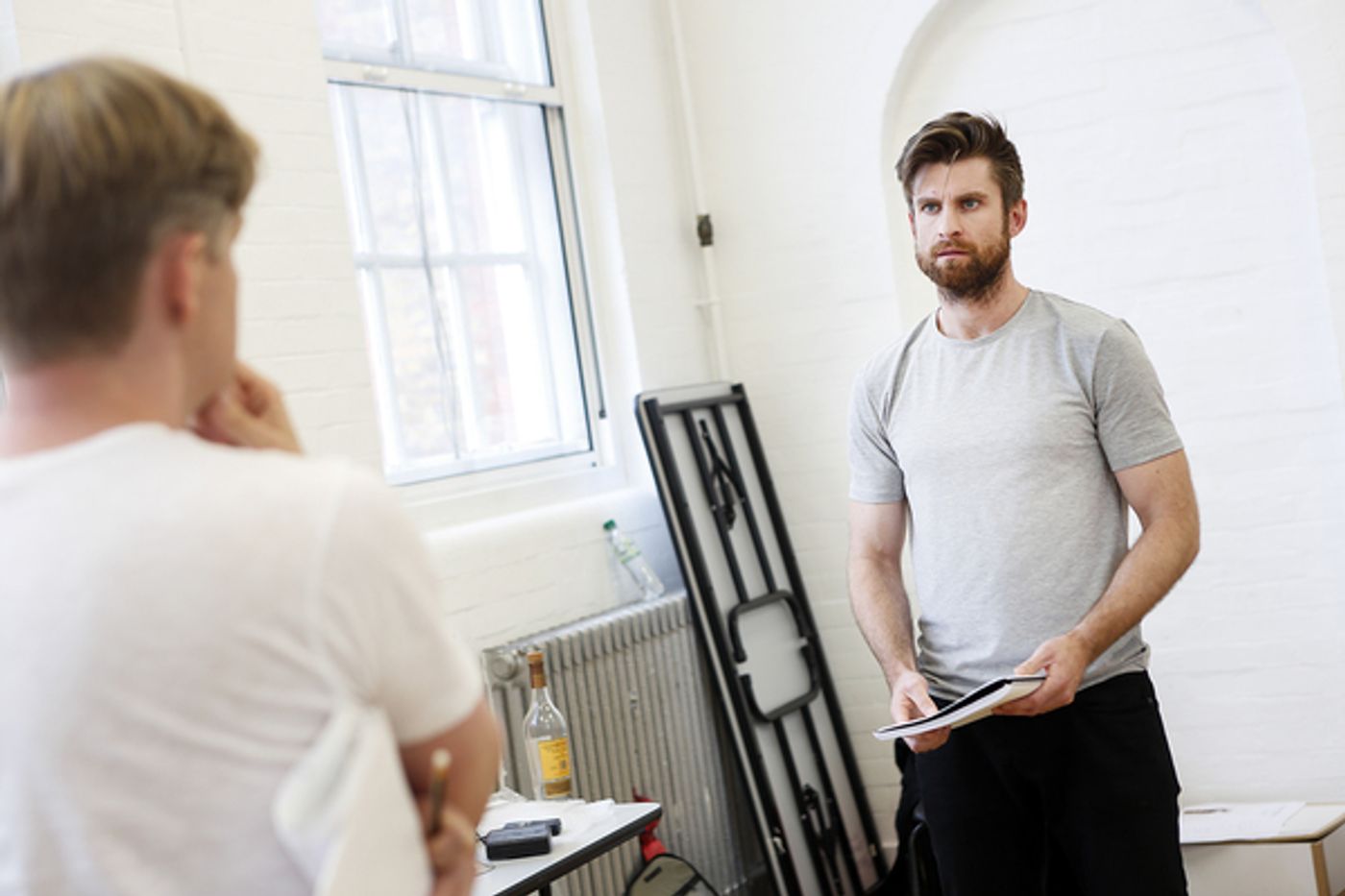 Photo Flash: Rehearsals Begin for UK Premiere of STALKING THE BOGEYMAN  Image
