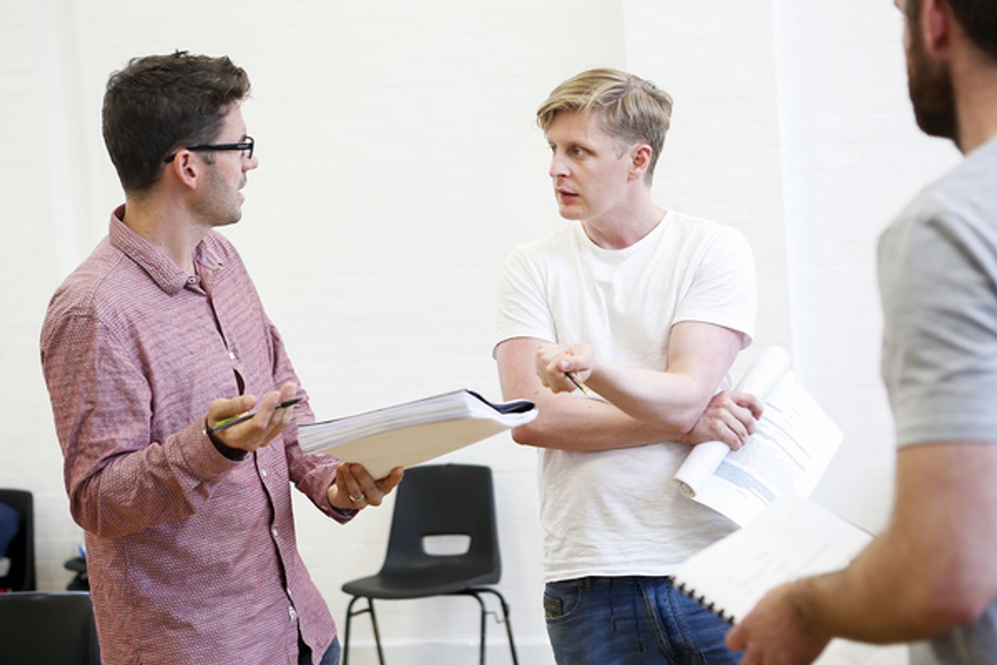 Photo Flash: Rehearsals Begin for UK Premiere of STALKING THE BOGEYMAN  Image